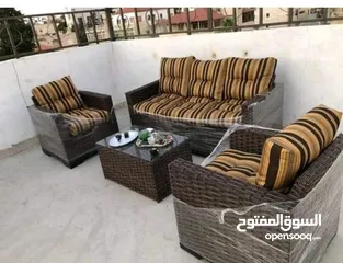  26 أطقم رتان تركي باسعار نار طقم خماسي