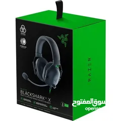  4 رازر black shark v2 -x سماعه راس سلكية للألعاب، صوت محيطي لعبة من أجل PS4 ,PS5 ،نينتندو سويتش، XBOX,