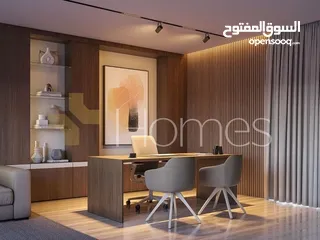  1 مكتب طابق ثاني على شارعين للبيع في طريق المطار، مساحة البناء 140م