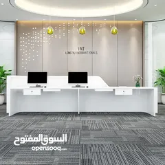  10 Reception Counter with LED lights High Quality office furniture  Reception Desk