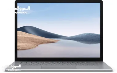  8 Surface Laptop 4 platinum recond 15 inch (10th gen) جيل عاشر   AMD Ryzen 7 3780Uجديد غير مستخدم