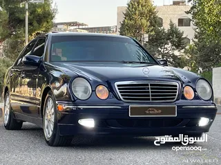  3 مرسيدس بنز E200 موديل 2000 افنجارد فل الفل مميزة جدا للبيع بسعر مغري