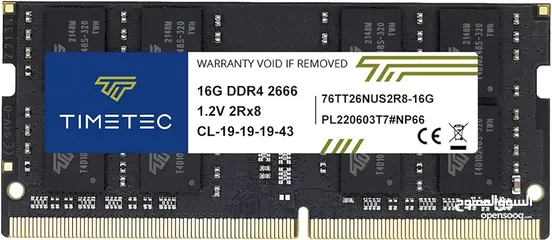  2 جديد قبل يوم تايم تيك 16gb DDR4 2666MHz