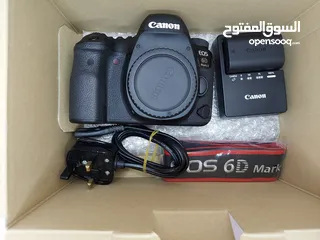  6 للبيع كاميرا canon 6d mark 2 -عداد الشتر (15k) فقط.  -الكاميرا وكالة نظيفة جدا استخدام شخصي فقط