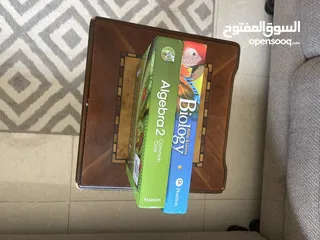  1 كتب منهج أمريكي للصف 9-12 SAT Algebra2+Biology Books