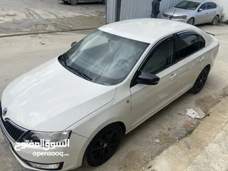  4 سكودا رابيد 2013 السياره بصلاه عنبي