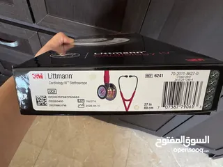  6 سماعة(littmann cardiology iv) الأصلية من الولايات المتحدة