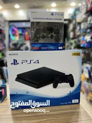  6 بلايستيشن 4 سلم بالكرتونة بسعر مميز playstation 4 slim 500 GB