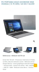  4 ASUS VivoBook 15 – Model X540UAR