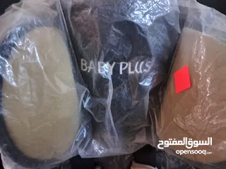  4 للبيع مقعد كرسي ( يتحول الى شبه سرير ) 2in1 من ماركة  BABY PLUS نظيف وبحالة ممتازة