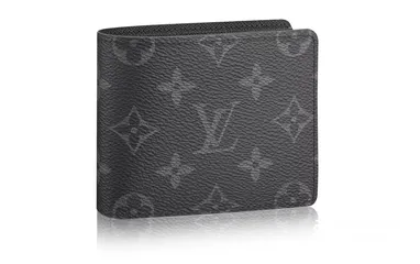  2 Louis Vuitton Slender Wallet Monogram    Eclipse  محفظة لويس فيتون الأصلية
