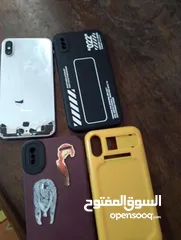  6 ايفون x بطاريه 100 جيجا 64 شغال فيس ايدي معه 3 كفرات شغال 100 ب 100 سعر حرق