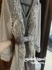  3 قفطان خطب واعراس فضي