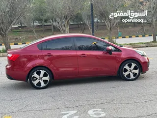  8 كيا ريو 2013  وارد الوكاله ممشى قليل بحالة الشركة  فحص كامل