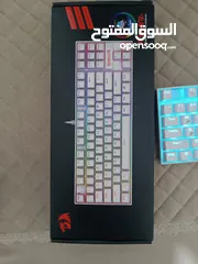  12 كيبورد ألعاب Redragon K552 مع ماوس fantech