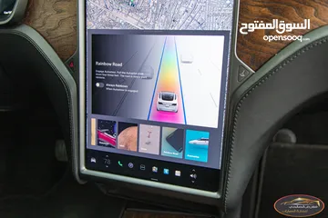  17 Tesla Model X 100D  2018  السيارة بحالة الوكالة