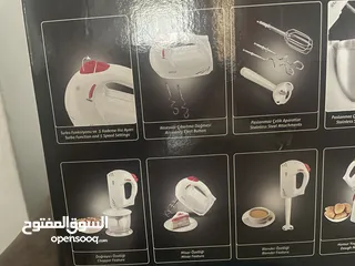 1 محضرة طعام وعجانه جديده غير مستعمله  تركيه بتفرم ورقيات  فرامة ملوخيه بلندر للخفق بتعجن بتفرم لحمه