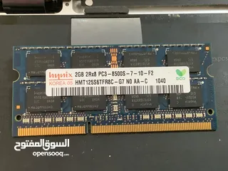  1 مطلوب رام لابتوب DDR3 اربعة گيگا بـ 4 گيگا