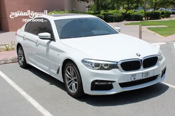  2 2018 BMW 520I M Kit, GCC with Full Service History and one year warranty unlimited KM