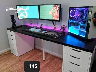  17 طاولة مكتب مميزة للألعاب والكمبيوتر تتوفر بعدة الوان وقياسات حسب الطلب اطلبها الأن بسعر مميز