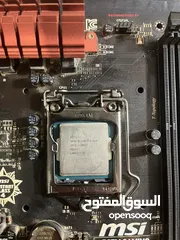  3 قطع كمبيوتر CPU Intel Core i5 4th Generation - Motherboard B85M GAMING - Ram 8&4 DDR3