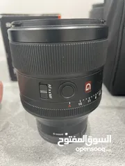  6 Sony 85 F1.4 Gm عدسة سوني