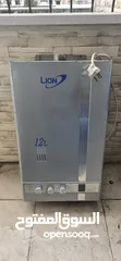  1 بويلر  غاز  12 لتر ماركة ليون العالميه