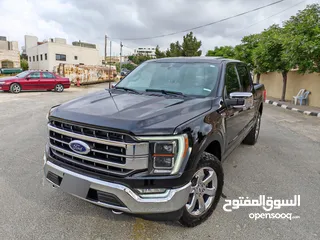  1 Ford F-150 2021 Lariat ( Gasoline )   powerboost 4x4 فورد f150 موديل 2021 بحالة ممتازة