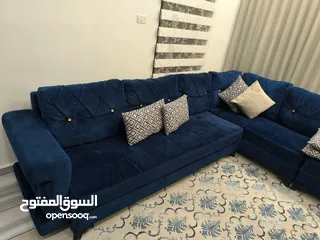  2 طقم كنب كورنر 10 مقاعد مستعمل بحالة ممتازة للبيع