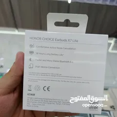  6 وفرنالكم سماعات هونر الاصليه x7 lite  بدوم اسبوع بدون شحن