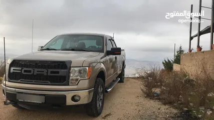  20 فورد F - 150 للبيع دفع رباعي 2014 كبينة و نص لون ذهبي فحص كامل 7 جيد للبيع نقداً قابل للتفاوض