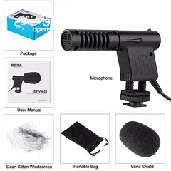  6 ميكرفون كاميرا Directional Video Condenser Microphone for Canon Nikon DSLR Camco