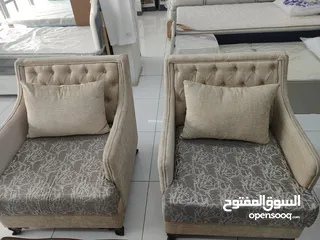  3 New sofa set tafseel 5 seater made in Oman