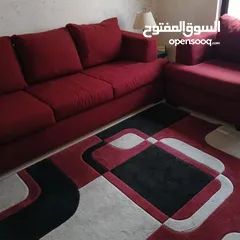  1 طقم كنب 7 مقاعد بحاله جدا ممتازه