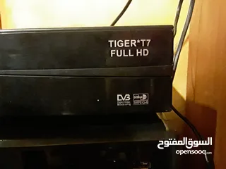  5 3ريسيفرات تايجر حجم كبير FULL HD للبيع مع الريموت الاصلي بحالة الوكالة