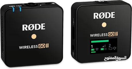  2 Rode Wireless GO II Single Channel Wireless Microphone