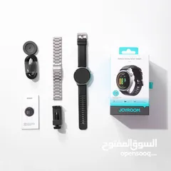  2 Venture Series Smart watch JR-FV1 JoyRoom افضل ساعة ذكية من Joy Room بل اضافة لكستك معدني