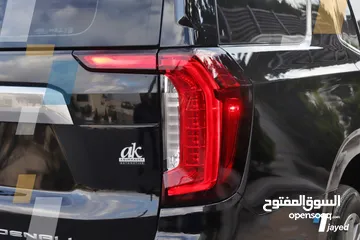  20 GMC Yukon Denali 2022 جي ام سي يوكن دينالي للبيع بحالة الوكالة تحت الكفالة2027