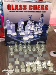  2 شطرنج لعبة شطرنج كرستال أكبر حجم