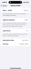  5 iPhone 16 pro max 6.9′′ 256GB Natural Titanium  new condition one month use battery 100% charged 100