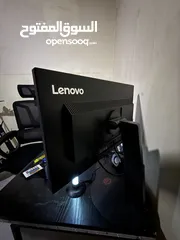  12 جهاز لابتوب hpمع شاشتين 168hz Lenovo مع طاولة gaming+كرسي gaming + اضاءة spotlight + جميع الملحقات