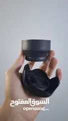  7 عدسة كانون 75-300 وعدسة كانون yongnuo 50 فتحة 1.8 اسعار + 2 هود فتحة 52. الاسعار فيها مجال