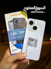  10 جهاز جديد بالكرتونة Spark GO 1 رام 6 و 8 جديد 64 و 128 مكفول سنة متوفر توصيل