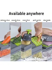  5 قطاعة الخضار المتعددة 16 قطعة
