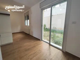  1 شقة جديدة مفروشة مع حديقة للإيجار في عين منجد – شارع إسكان المهندسين