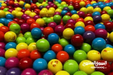 7 ماكينات علكة و مصاص وطابات هدايا طابات مجنونة هزازات اطفال
