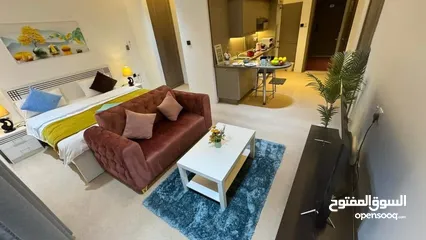  6 Furnished brand new studio available in Barsha south Arjan on monthly rental basis