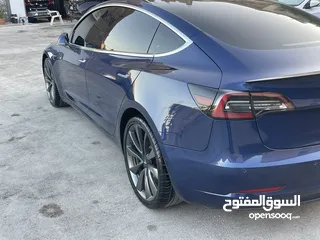  9 تيسلا مودل 3 بيرفورمانس  بحالة الوكاله