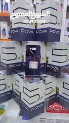  2 مشغل اخو الجديد pova 5 pro 5G رام 16 جيجا 128 أغراضه والكرتونة الاصليه متوفر توصيل