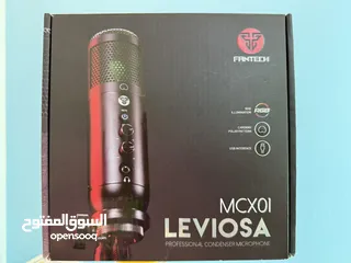  6 مايك احترافي  Fantech Leviosa MCX01 للبيع مناسب لصناعة المحتوى، والجيمنج. سهل الاستخدام